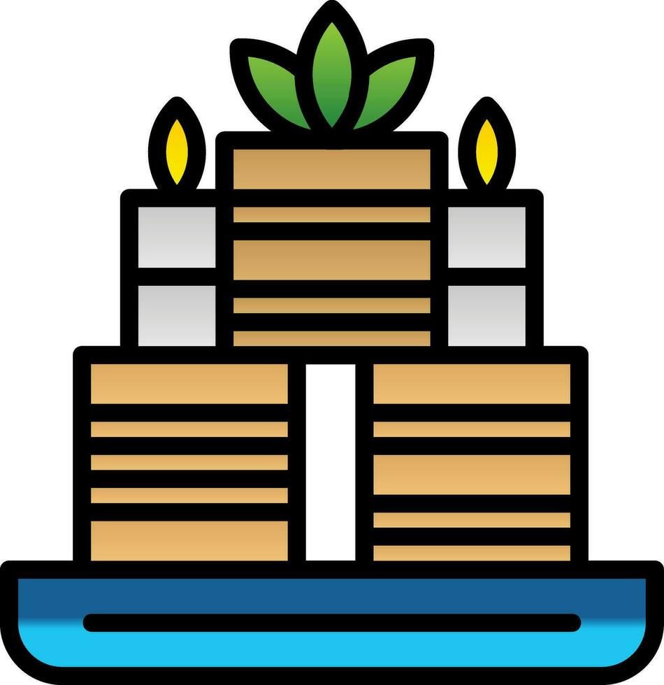 Khanom chin Vector Icon Design