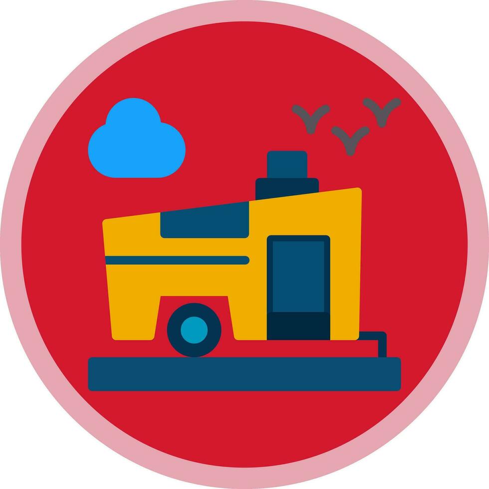 diseño de icono de vector de caravana