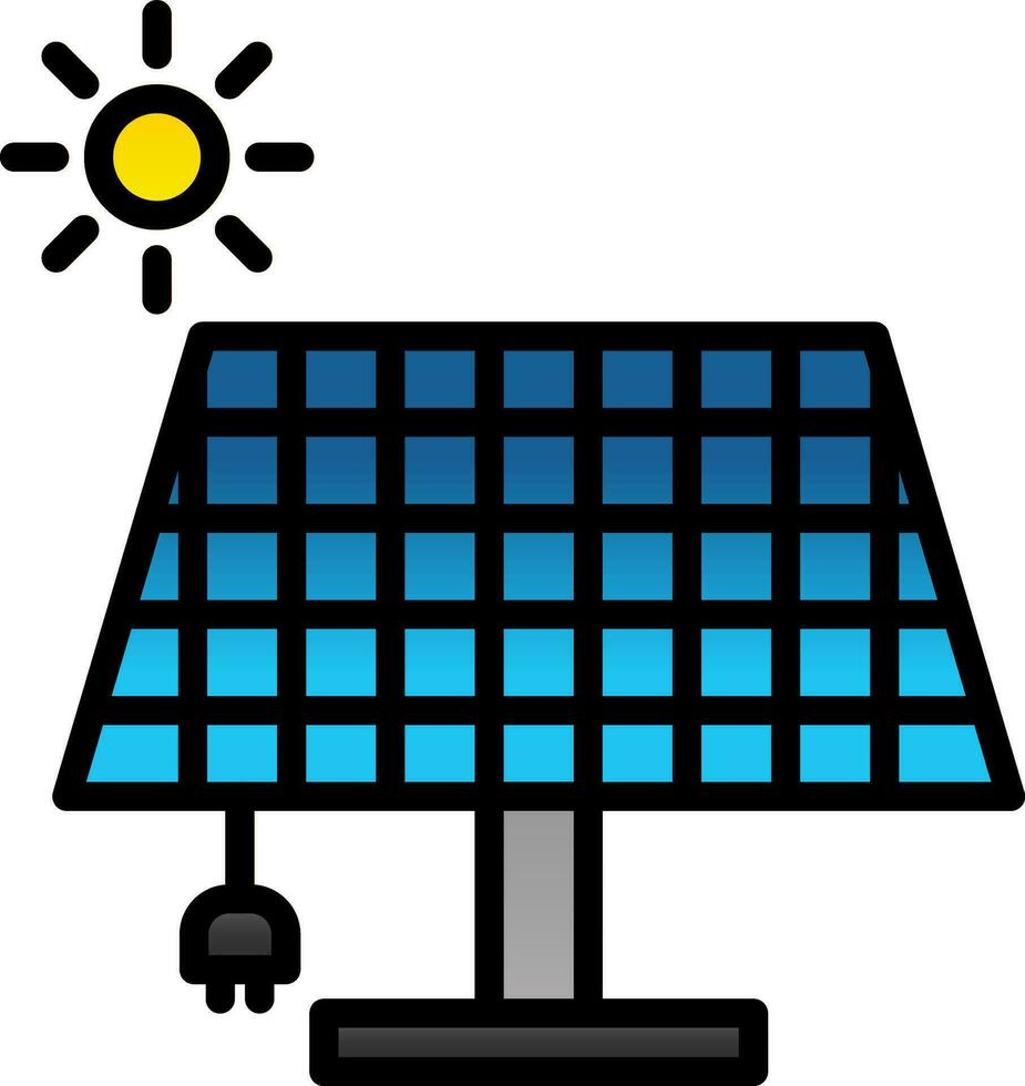 diseño de icono de vector de energía solar