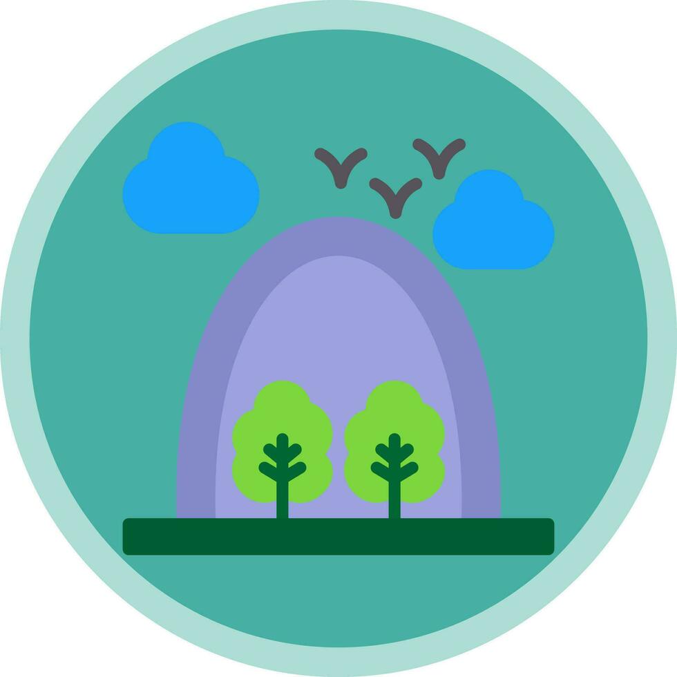 Mount rushmore Vector Icon Design