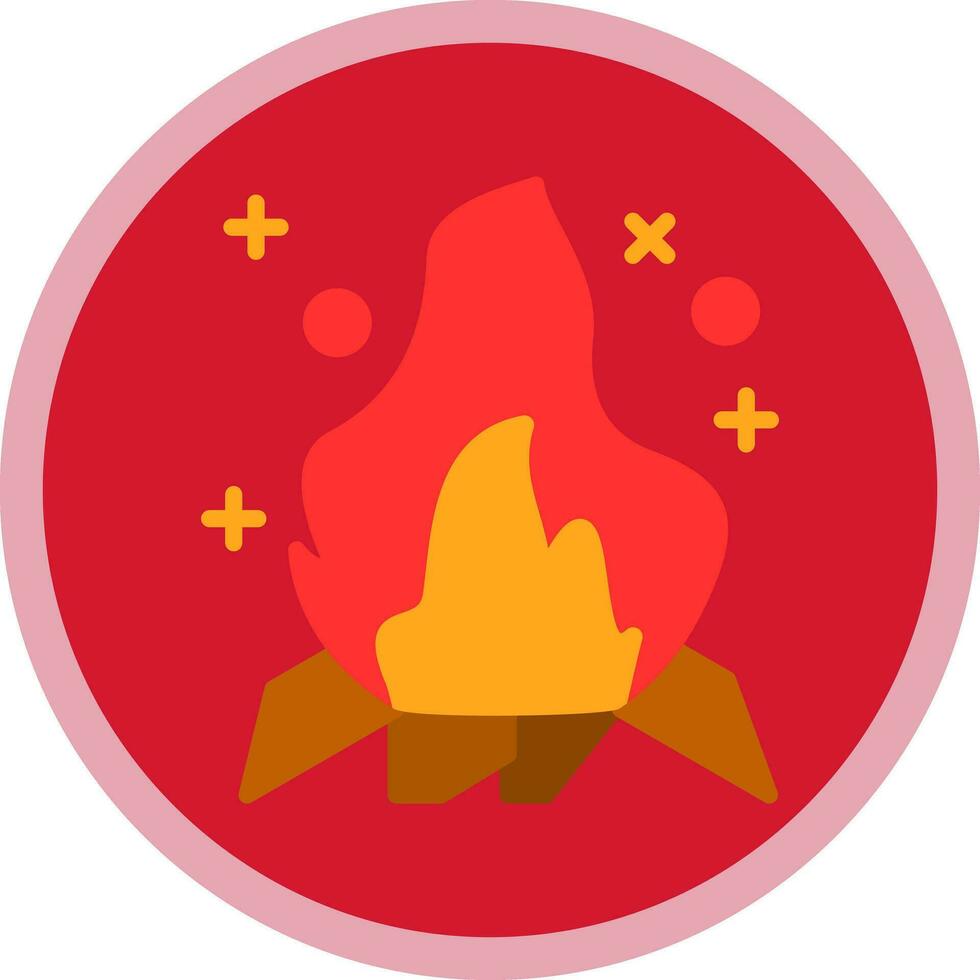 Bonfire Vector Icon Design