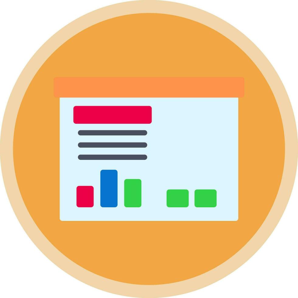 Presentation Vector Icon Design