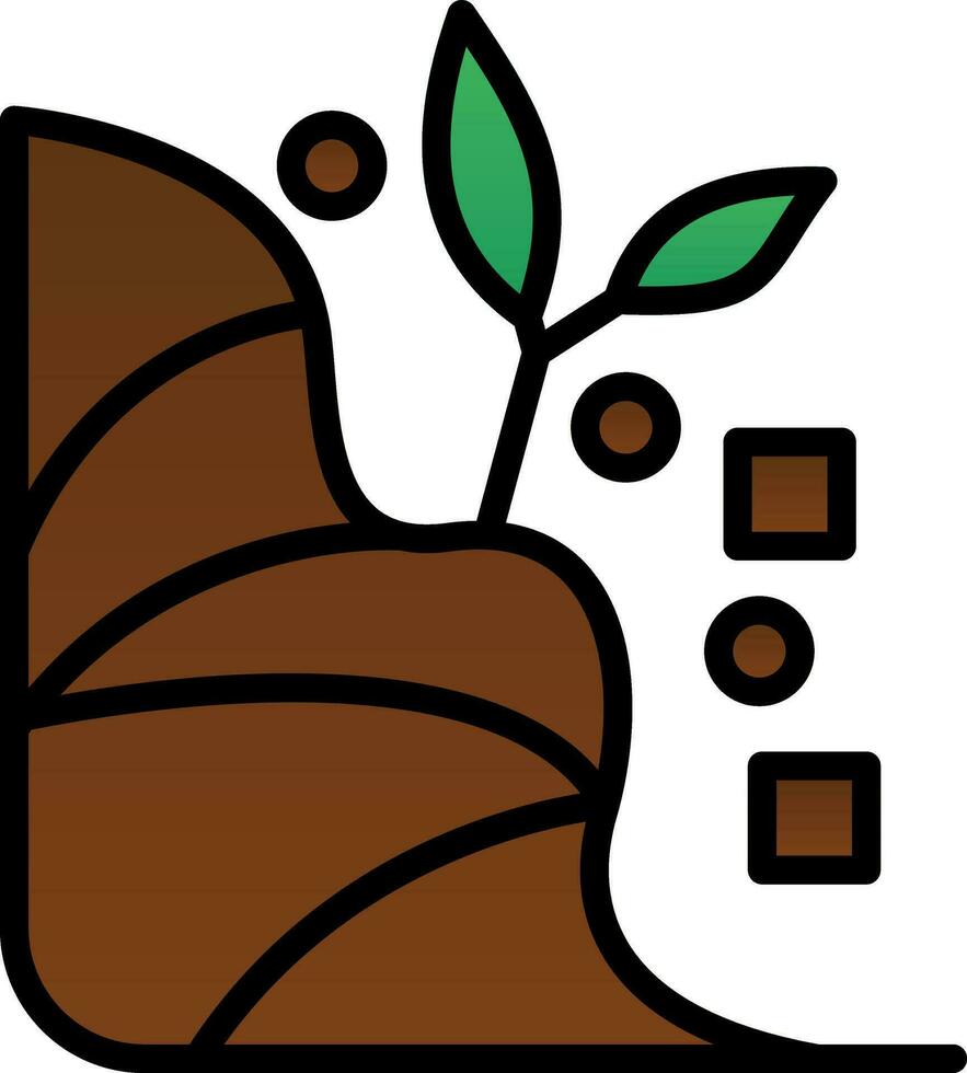 Landslide Vector Icon Design