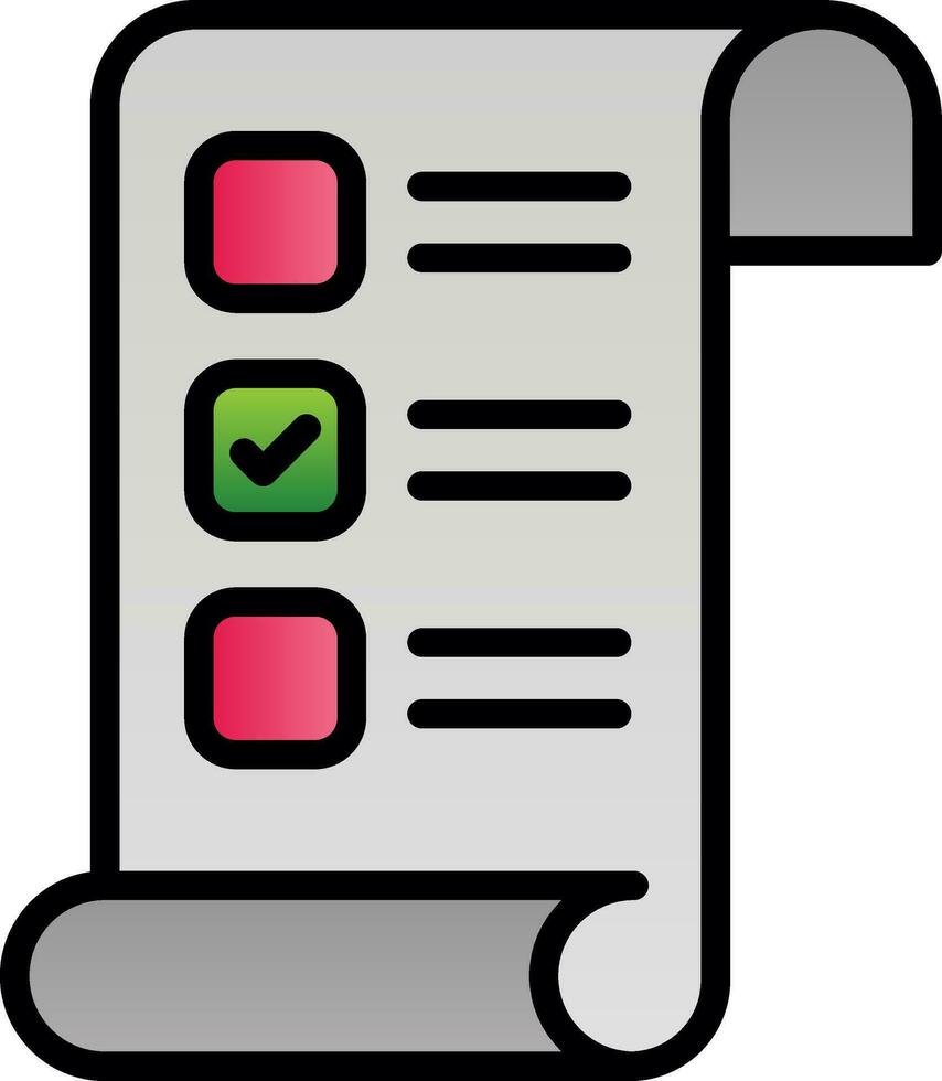 Checklist Vector Icon Design