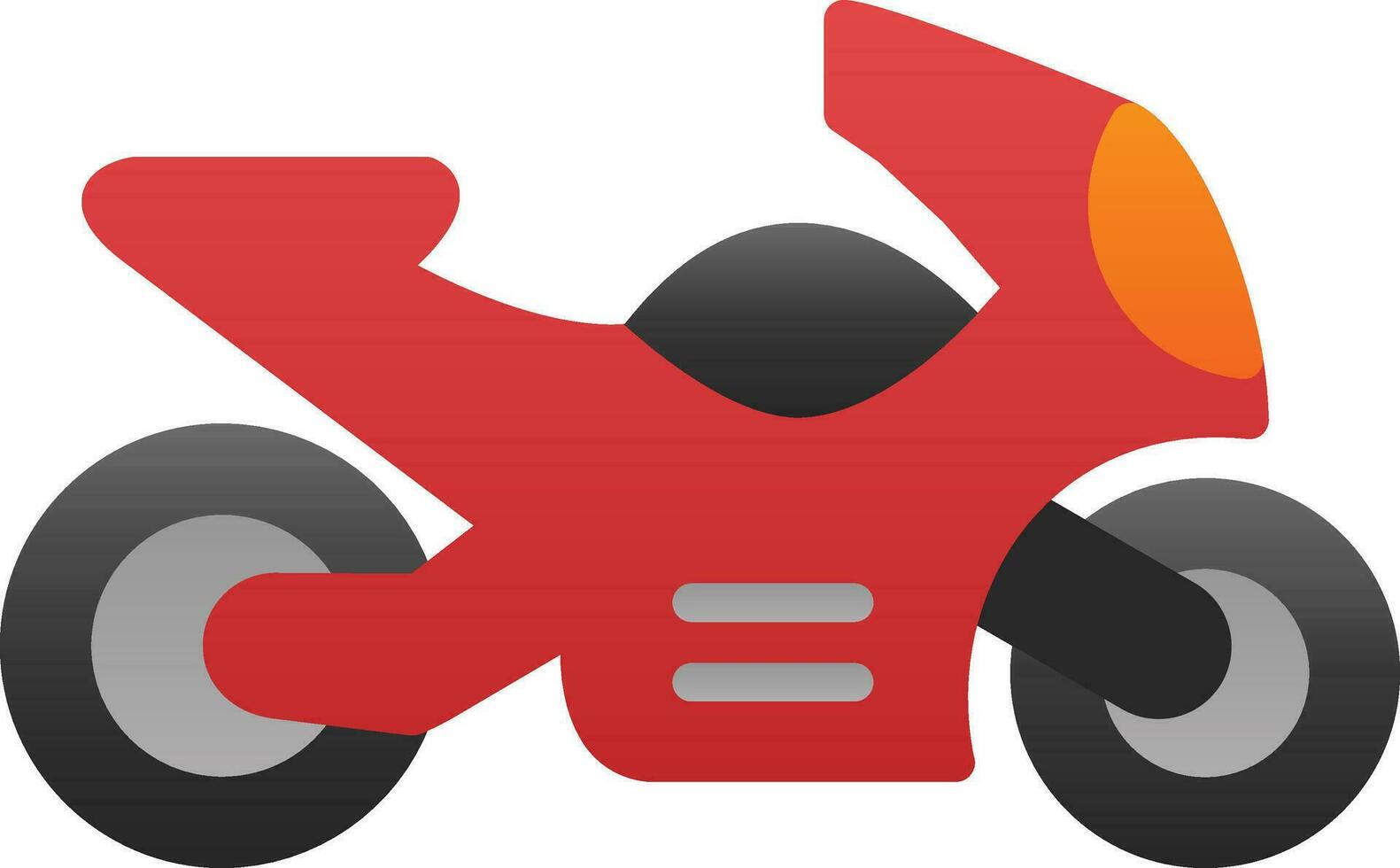 Motorcycle Vector Icon Design