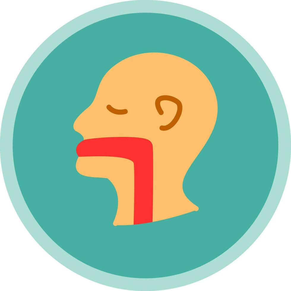 Throat Vector Icon Design