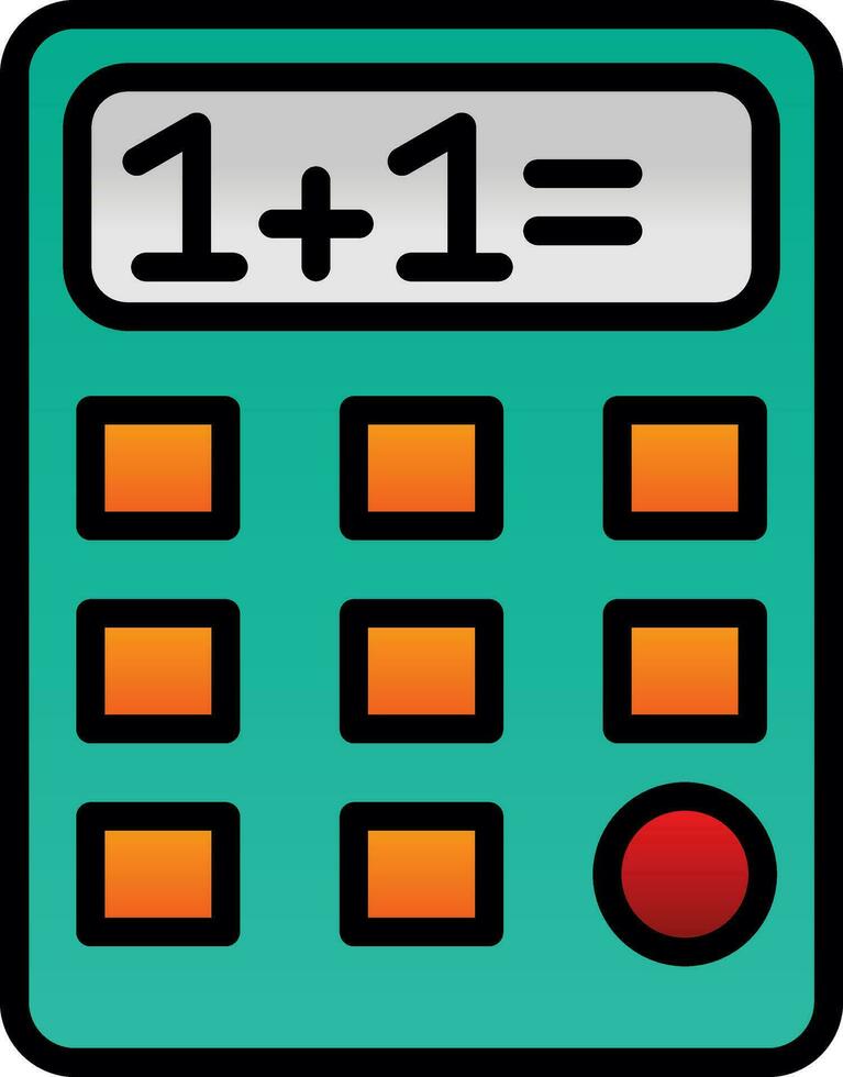 diseño de icono de vector de calculadora