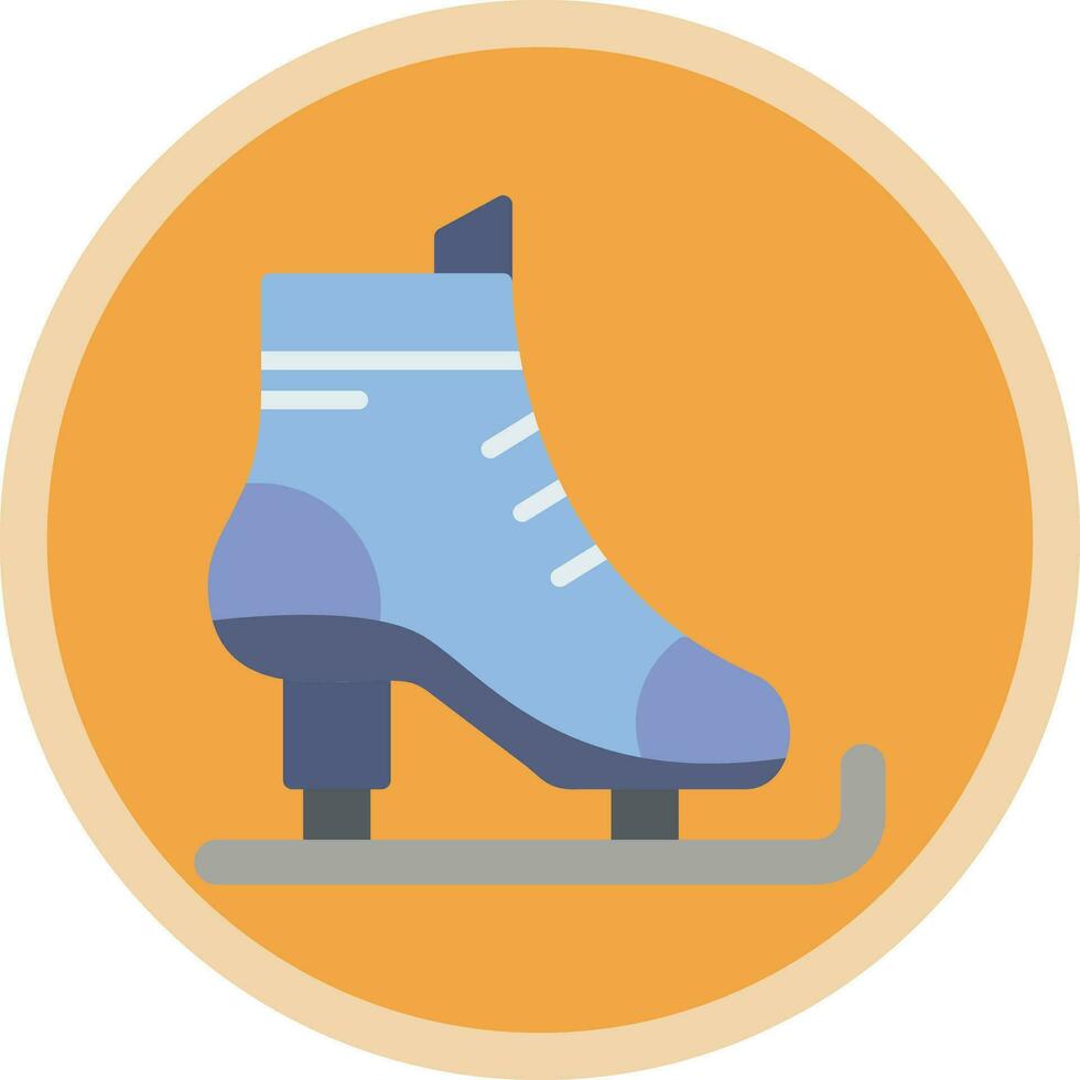 Ice skates Vector Icon Design