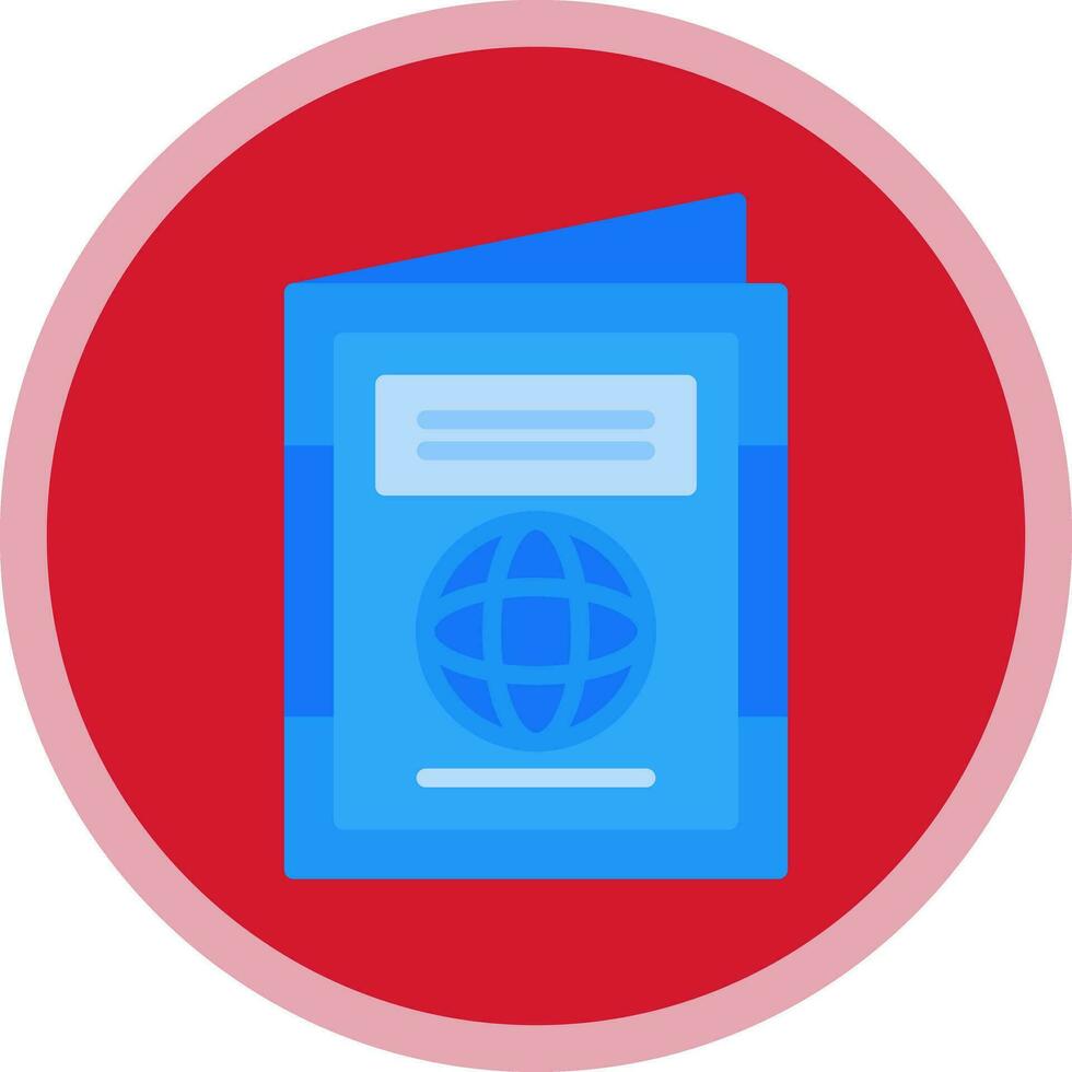 International passport Vector Icon Design