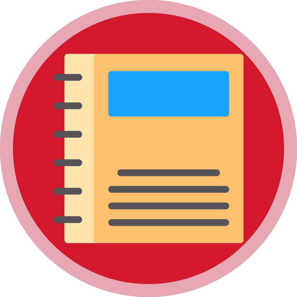 Diary Vector Icon Design