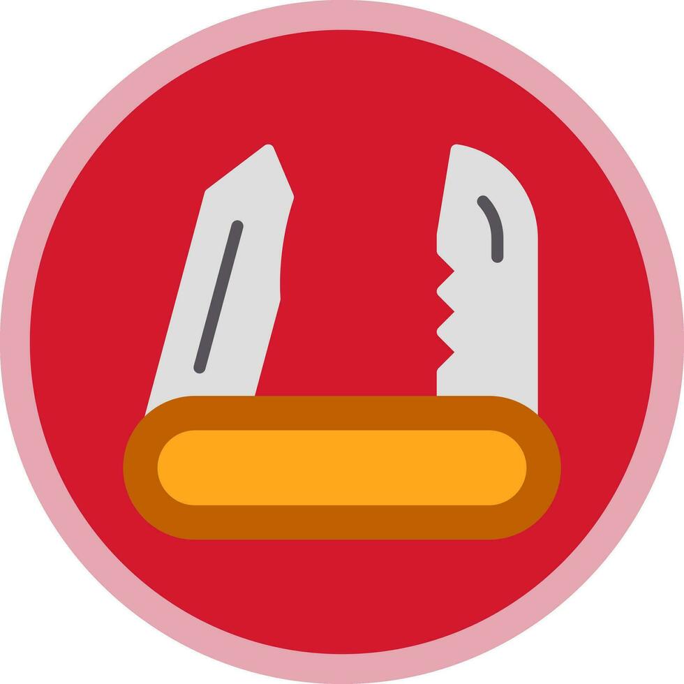 Swiss army knife Vector Icon Design