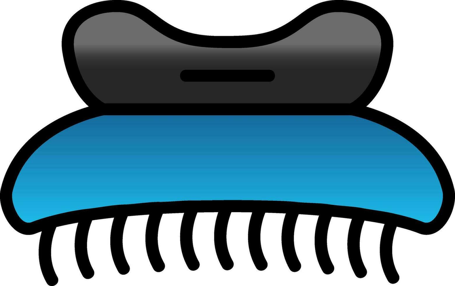 Hair clip Vector Icon Design