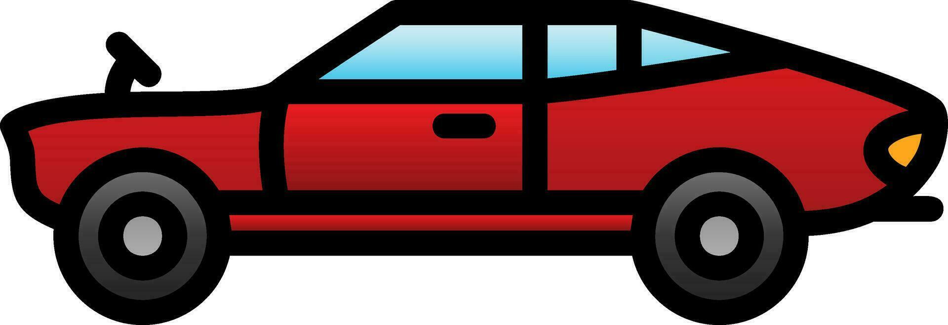 Old car Vector Icon Design