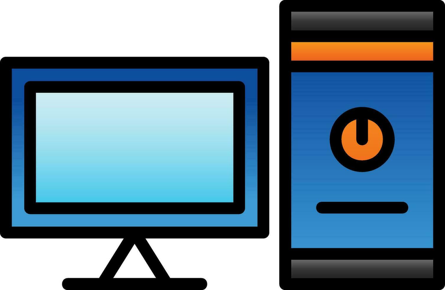 PC Vector Icon Design