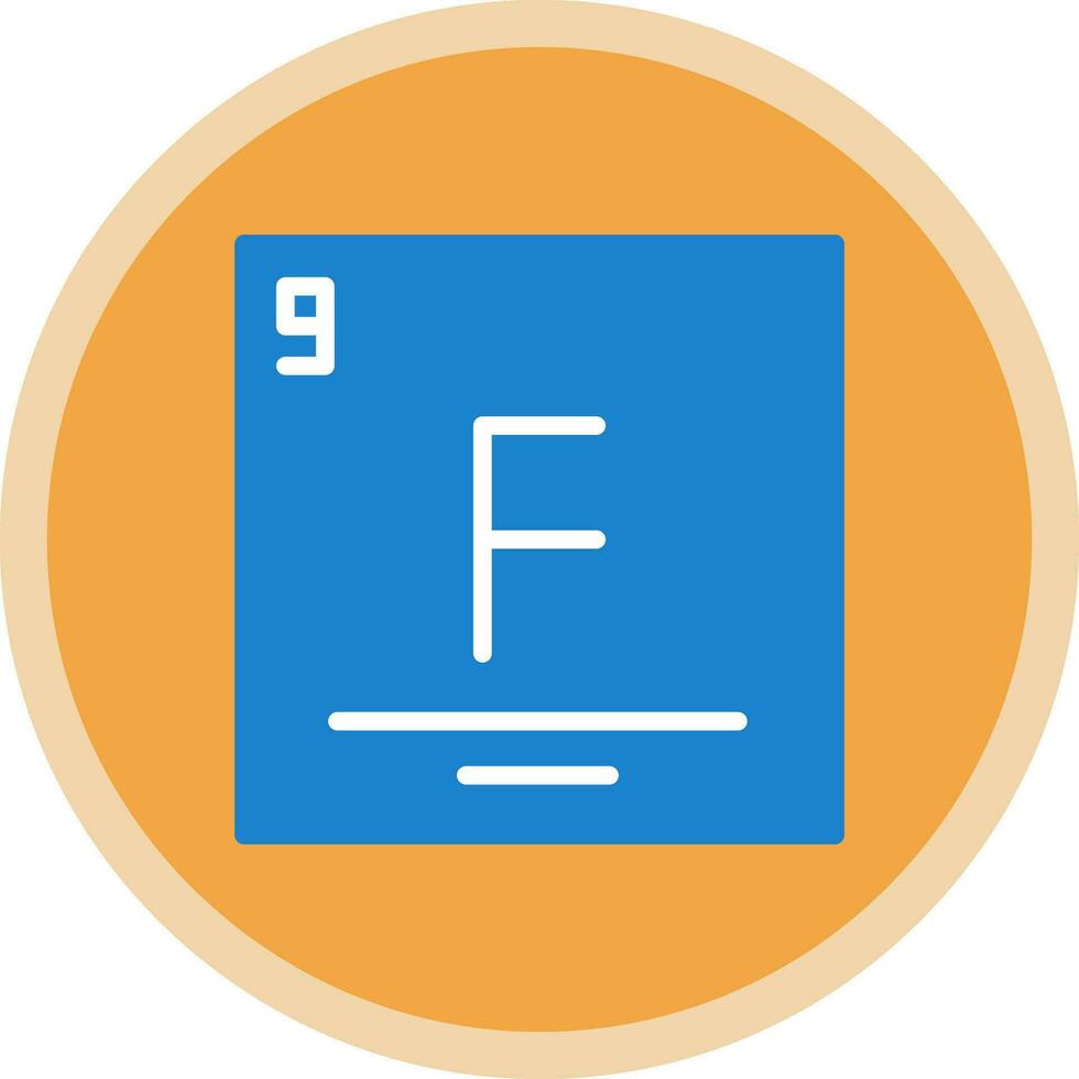 Fluorine Vector Icon Design