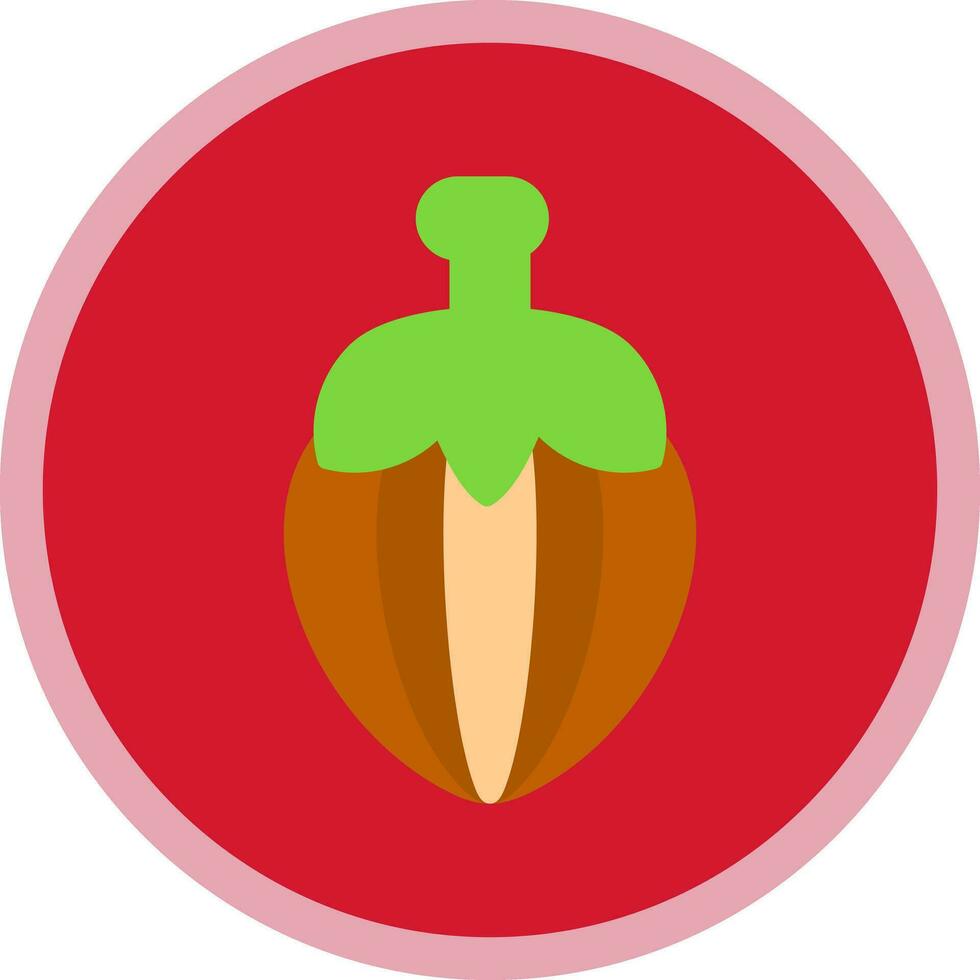 Hazelnut Vector Icon Design