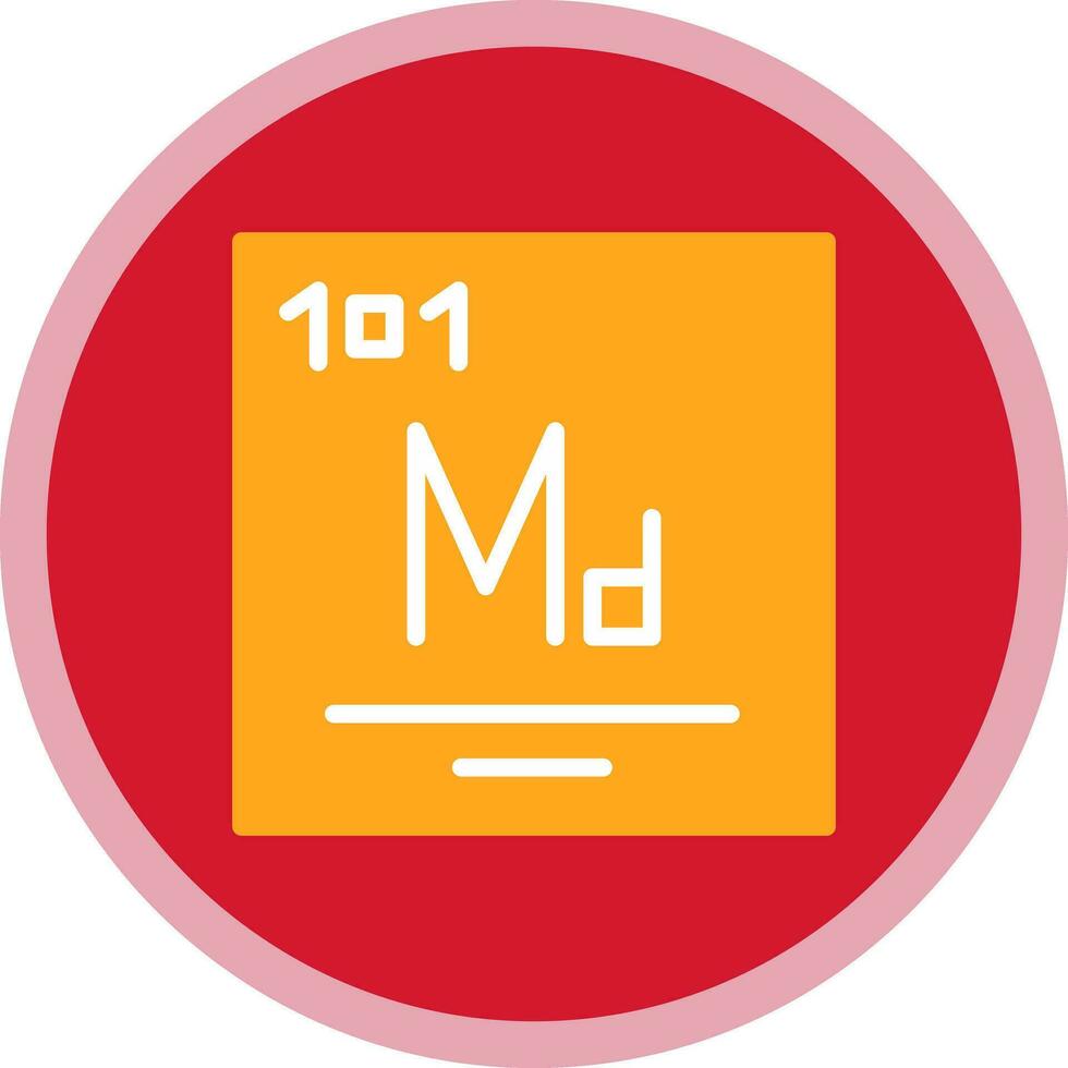 Mendelevium Vector Icon Design