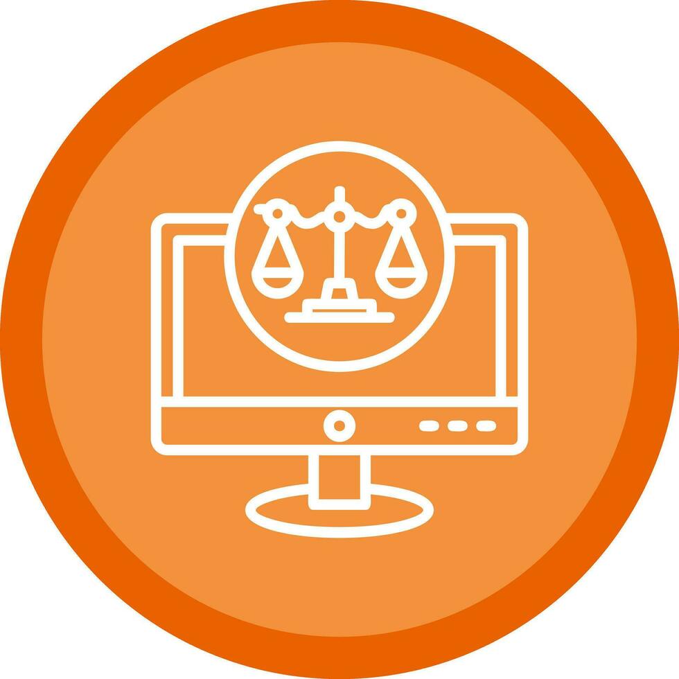 legal vector icono diseño