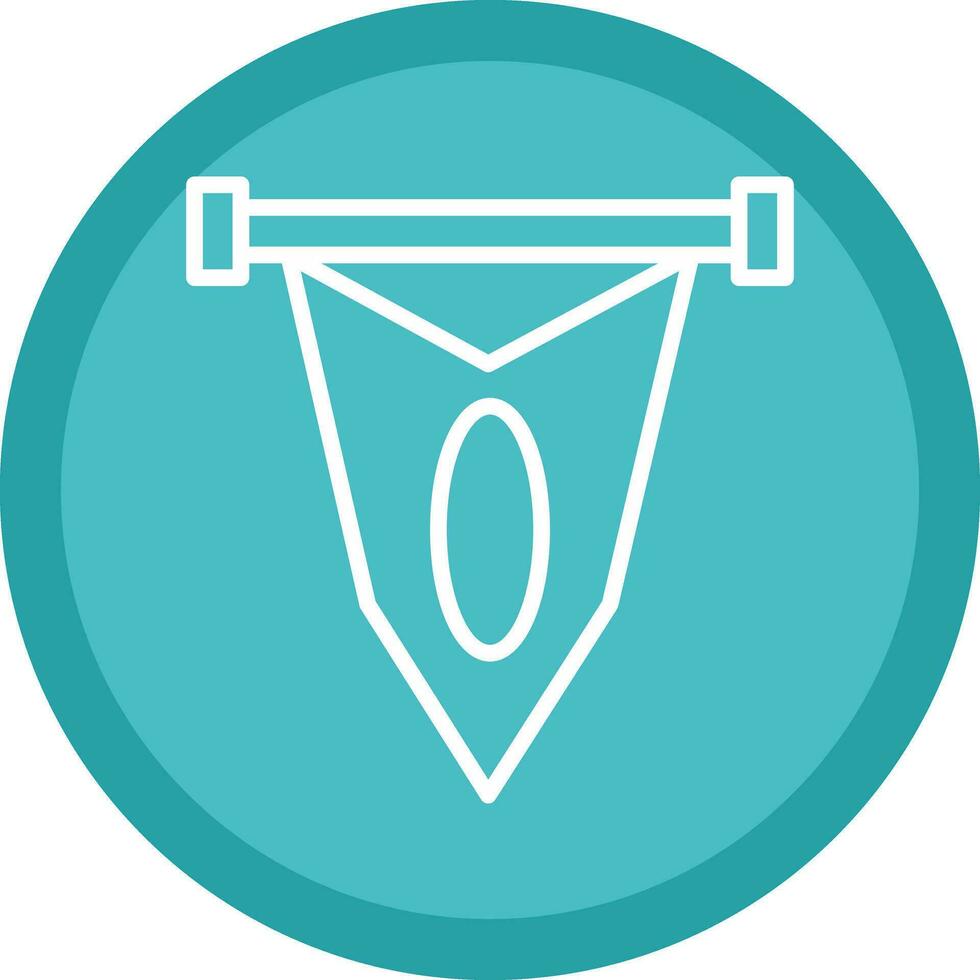 Pennant Vector Icon Design