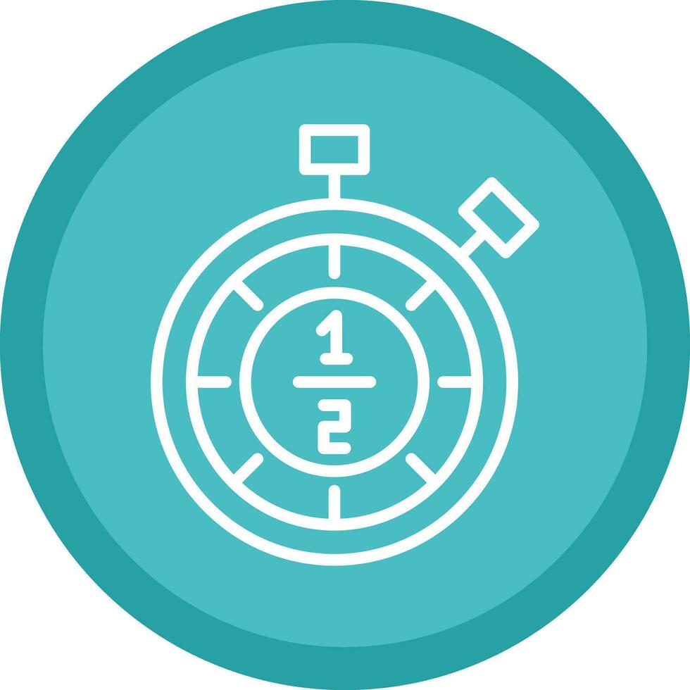 Half time Vector Icon Design