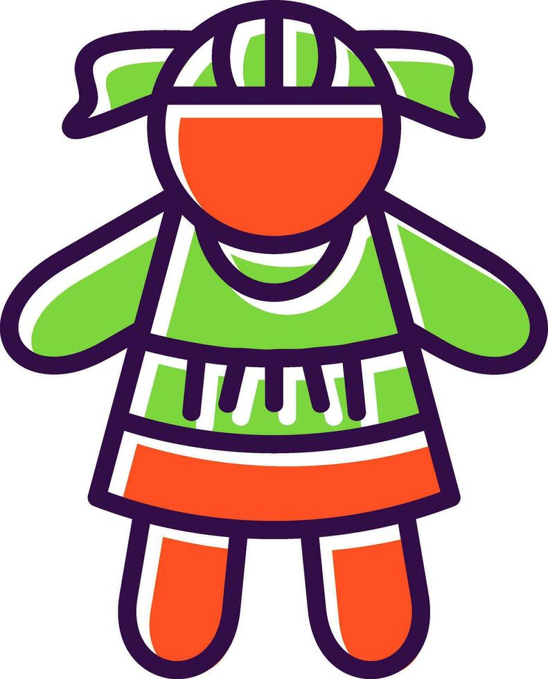 Doll Vector Icon Design