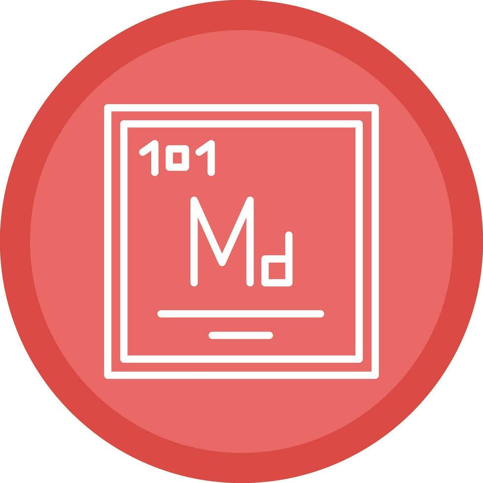 Mendelevium Vector Icon Design