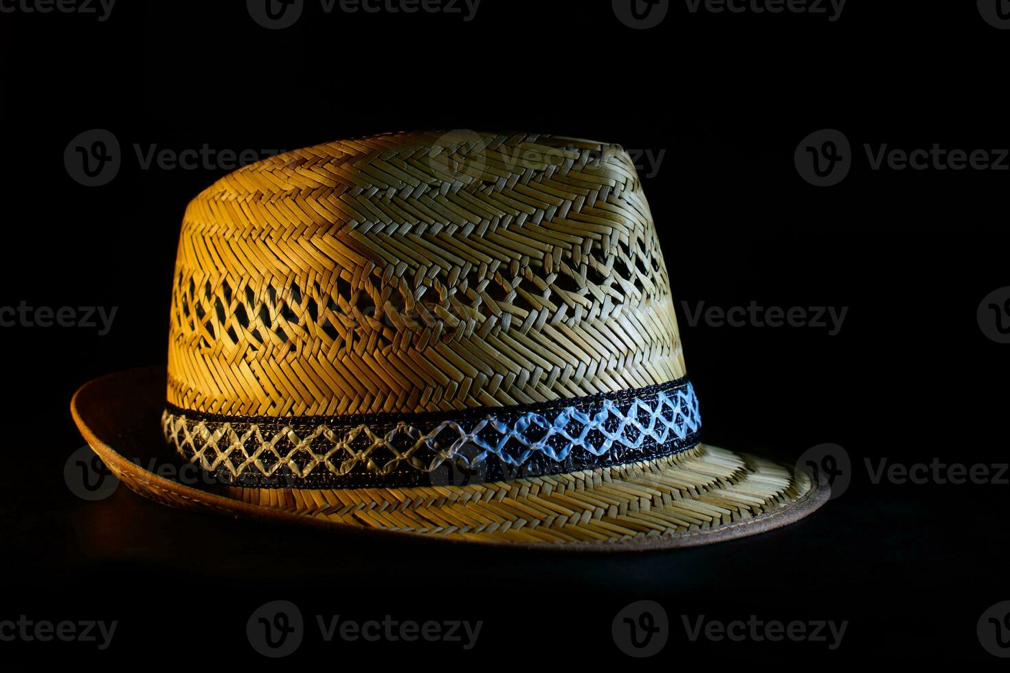 Handmade straw hat photo