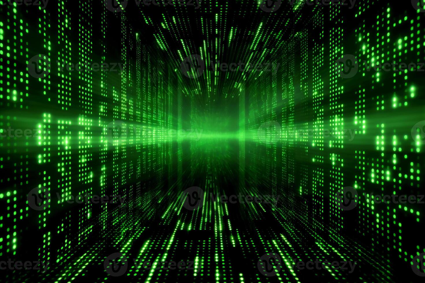 Matrix binary code background. photo