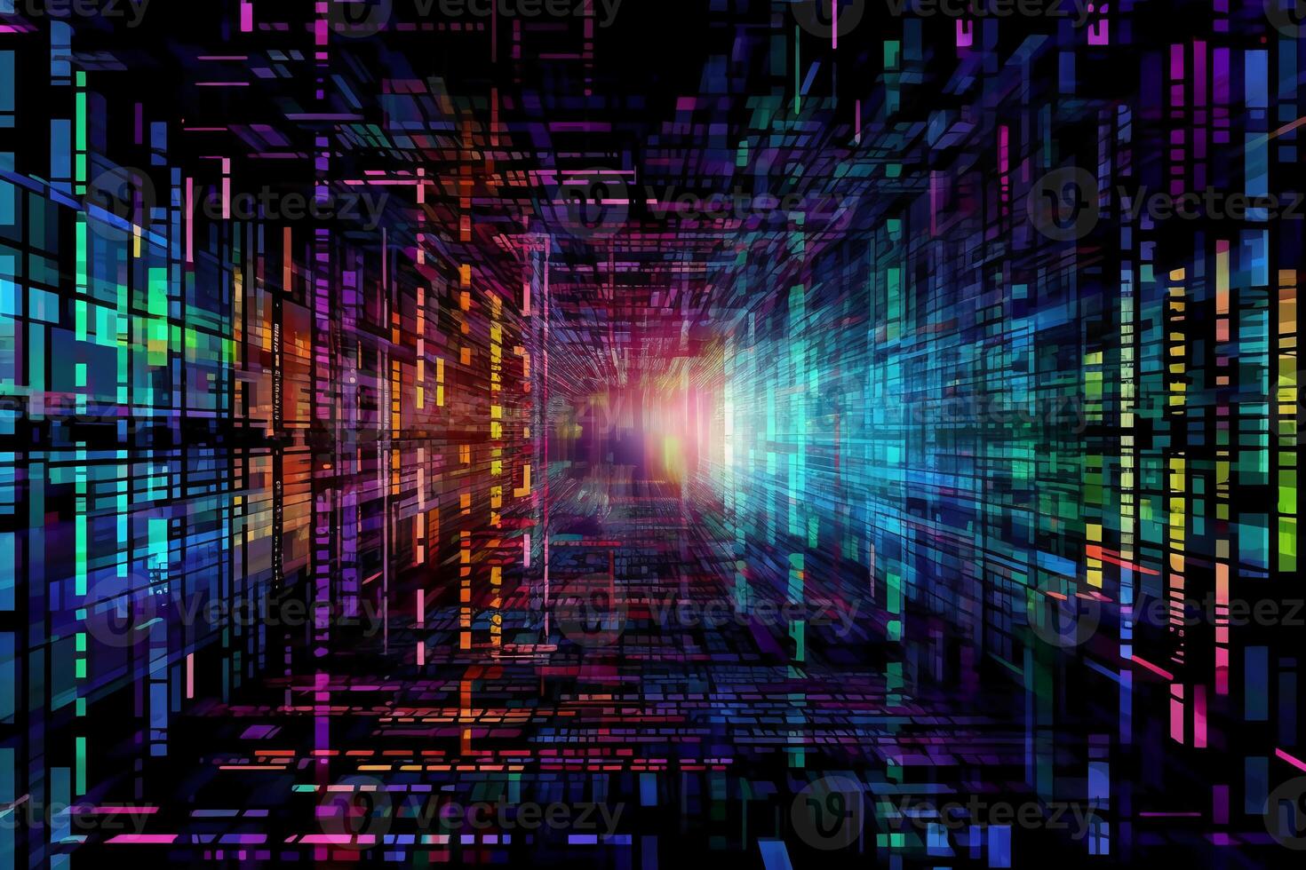 digital, techno, cyber, background. photo