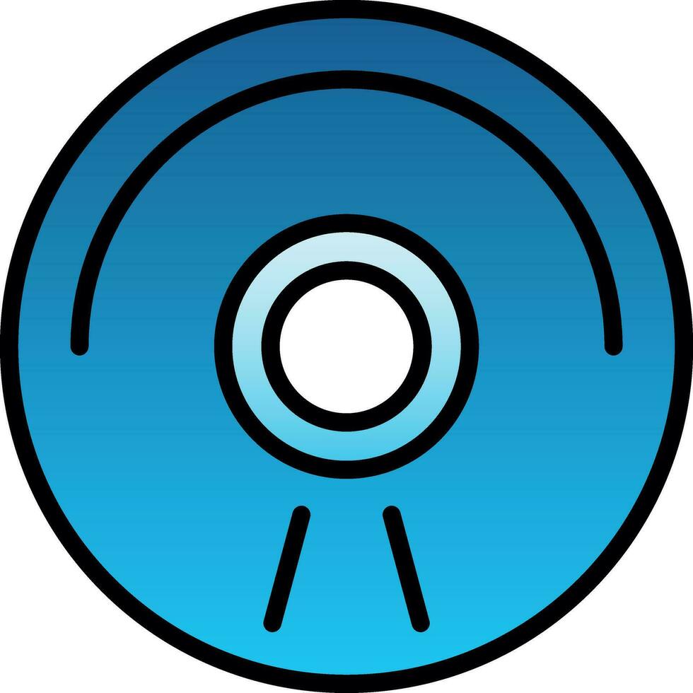 Compact disc Vector Icon Design