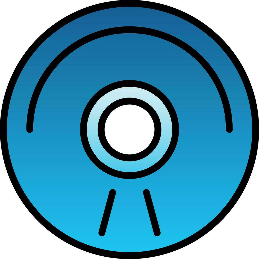 Compact disc Vector Icon Design