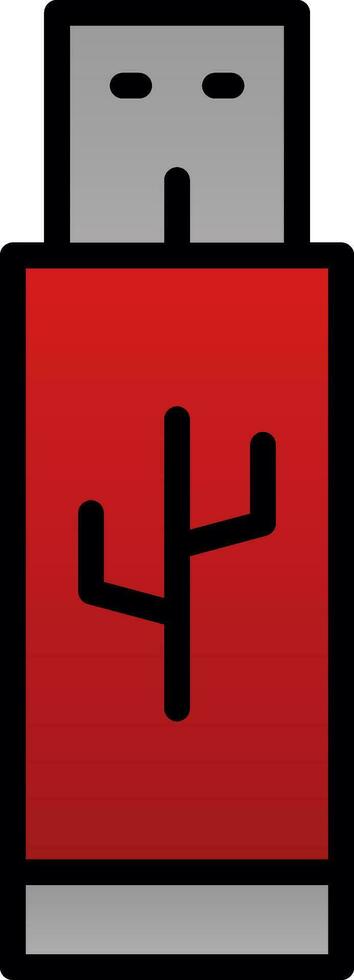 Pendrive Vector Icon Design
