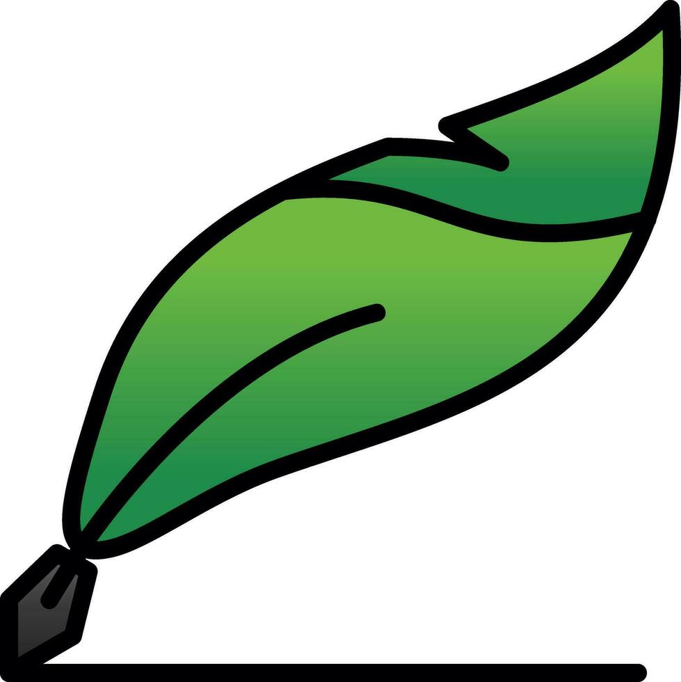 Quill pen Vector Icon Design