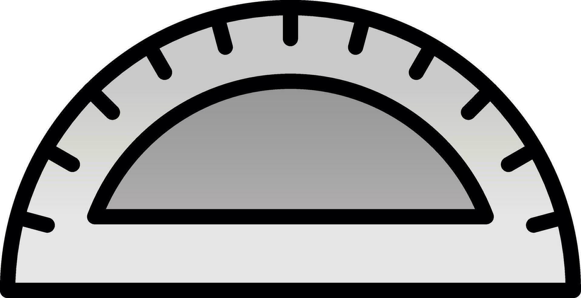 Protractor Vector Icon Design