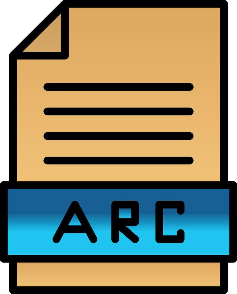 Arc Vector Icon Design