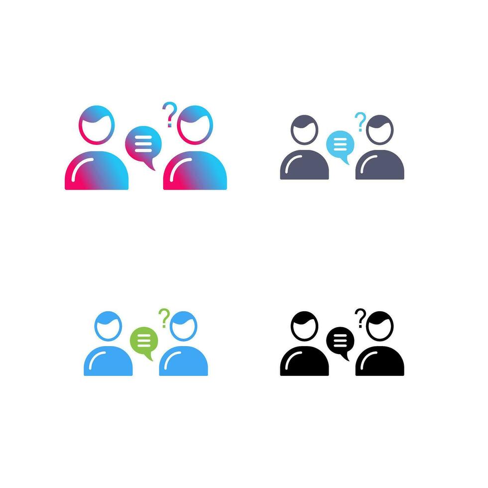 Unique Consulting Services Vector Icon