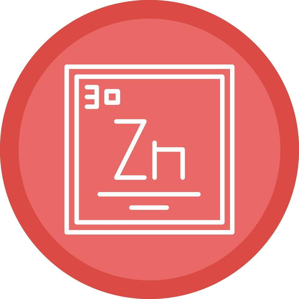 zinc vector icono diseño