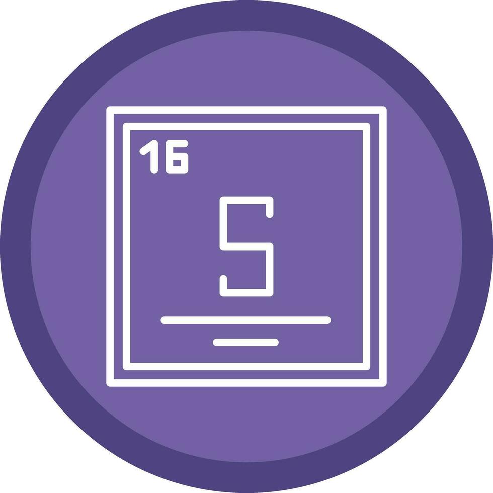 Sulfur Vector Icon Design