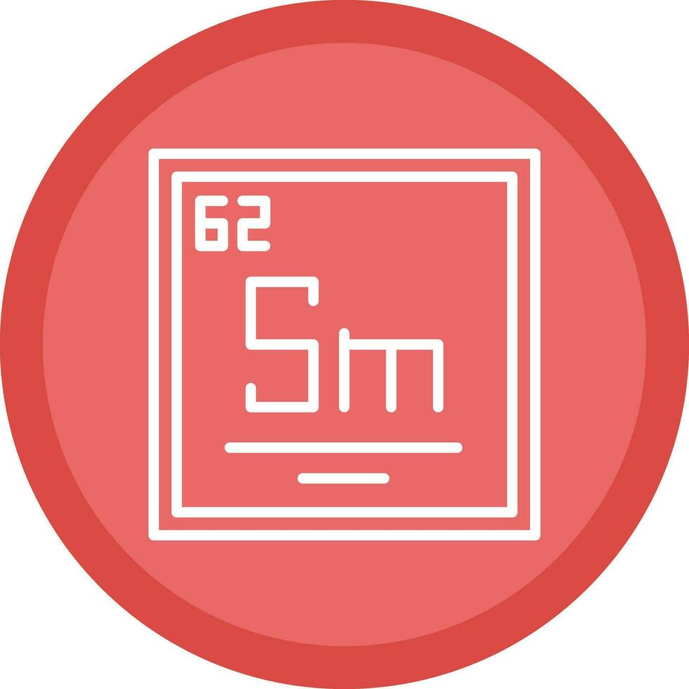 Samarium Vector Icon Design