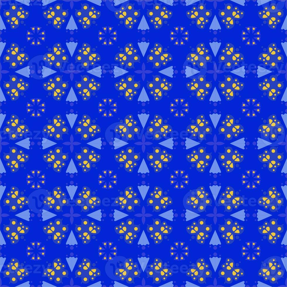Floral Seamless Pattern Background Garden Nature Damask Aboriginal Wedding Ornament Art photo