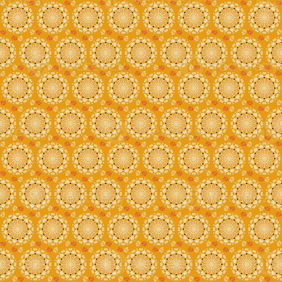 Nature Seamless Pattern Garden Floral Background Damask Art photo