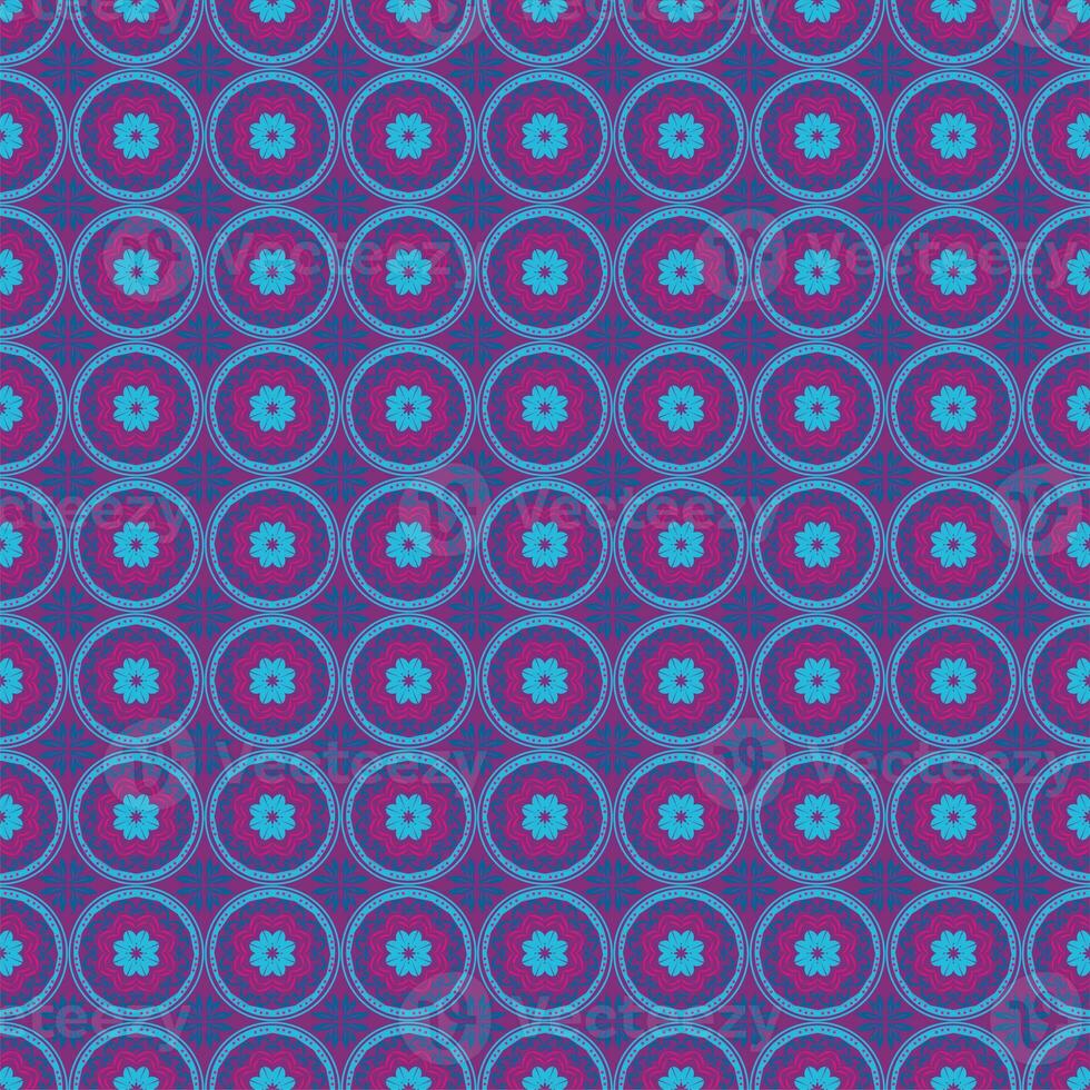 New Year Floral Seamless Pattern Background Garden Nature Damask Aboriginal Ornament Art photo