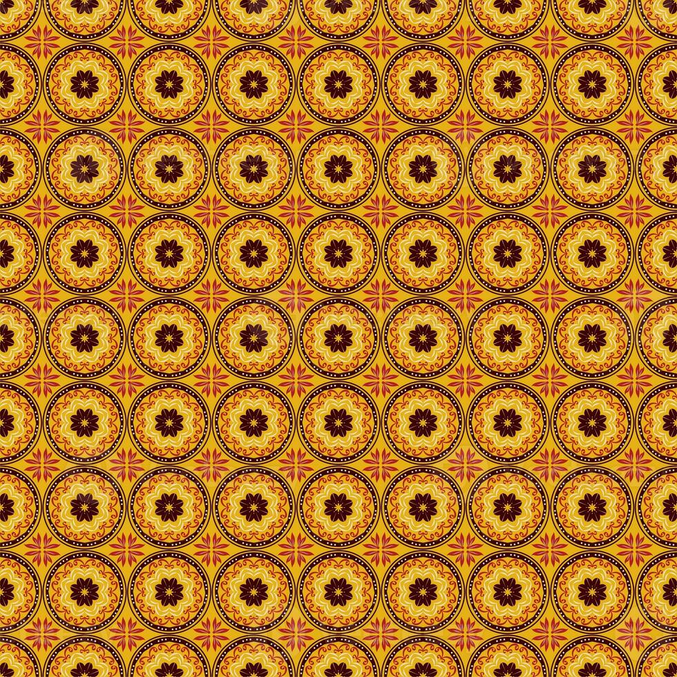 New Year Floral Seamless Pattern Background Garden Nature Damask Aboriginal Ornament Art photo