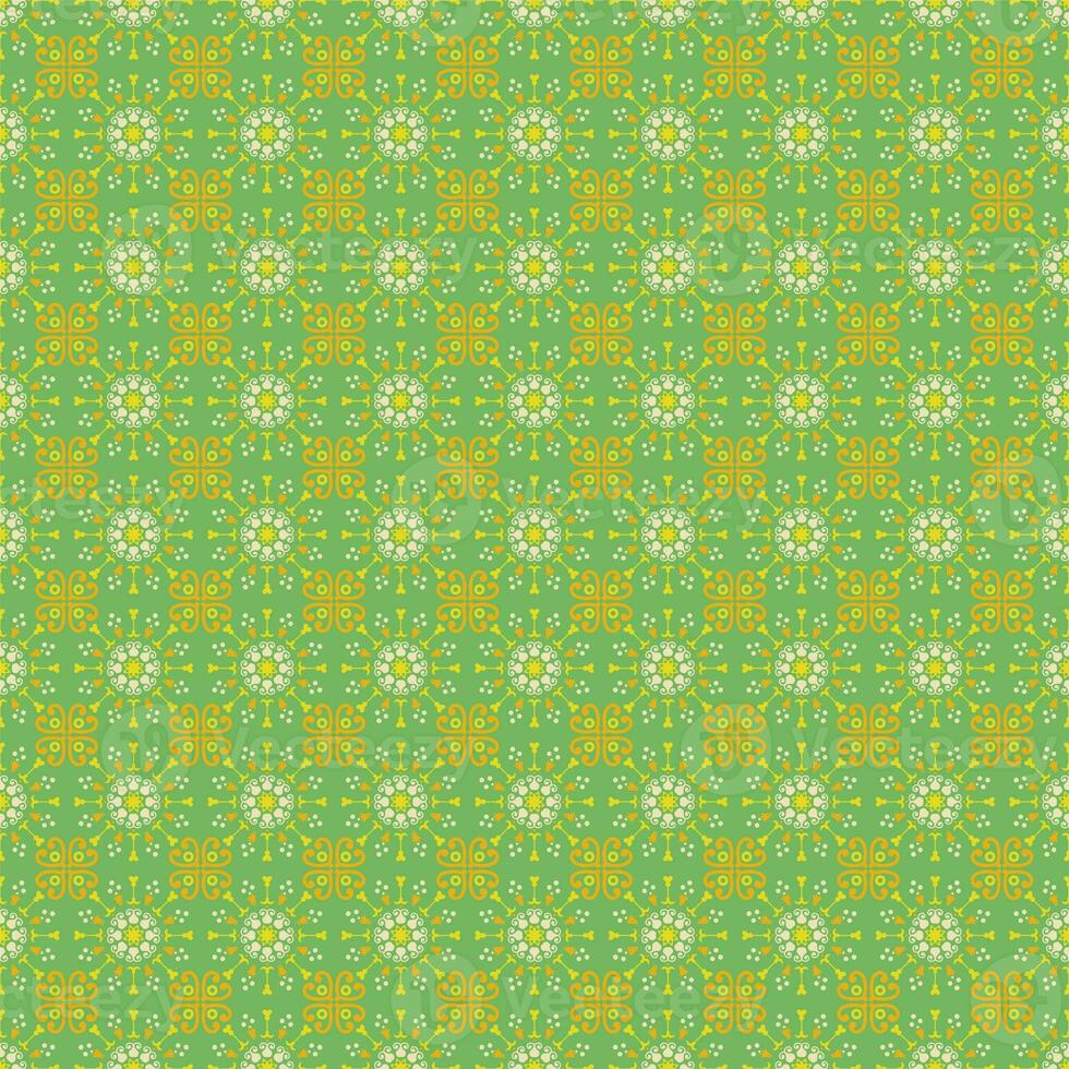 Nature Seamless Pattern Garden Floral Background Damask Art photo