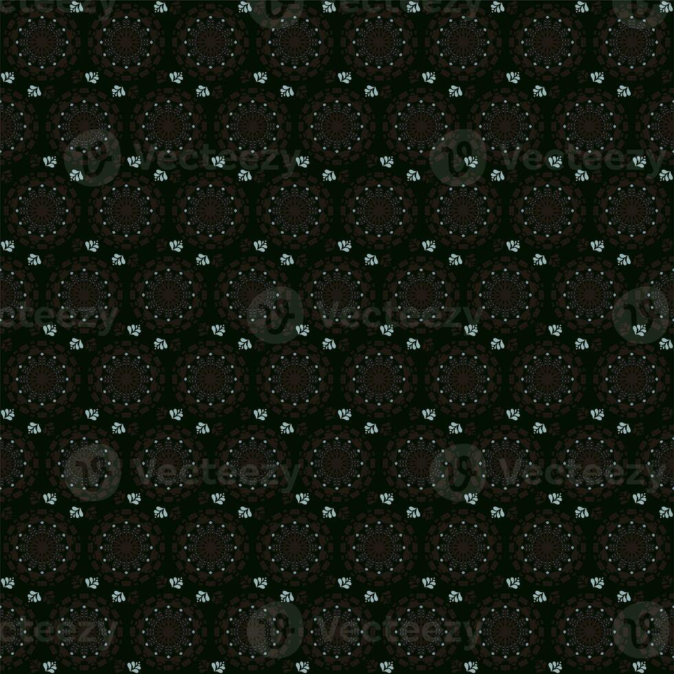 New Year Floral Seamless Pattern Background Garden Nature Damask Aboriginal Ornament Art photo