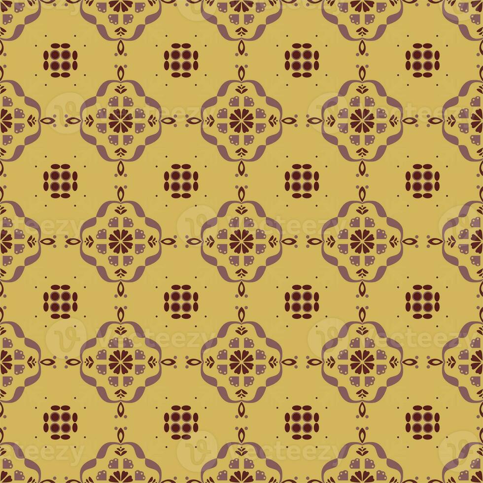 Nature Seamless Pattern Garden Floral Background Damask Art photo