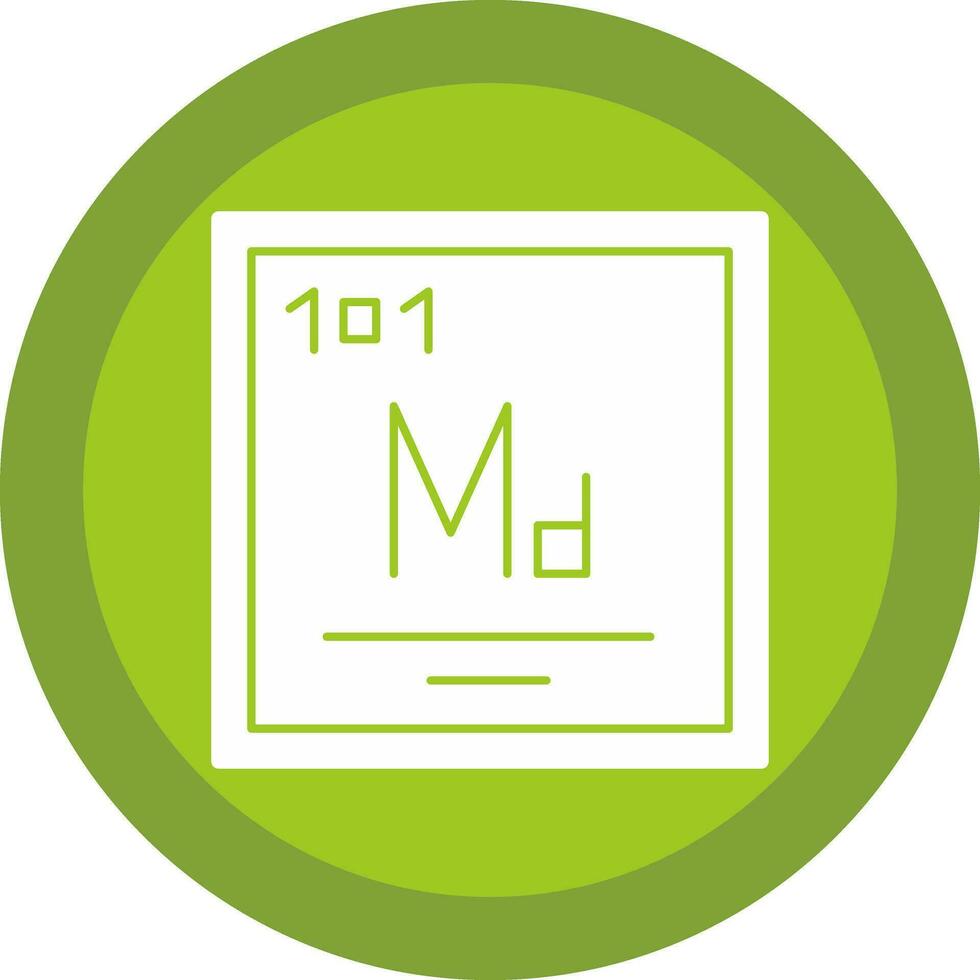Mendelevium Vector Icon Design