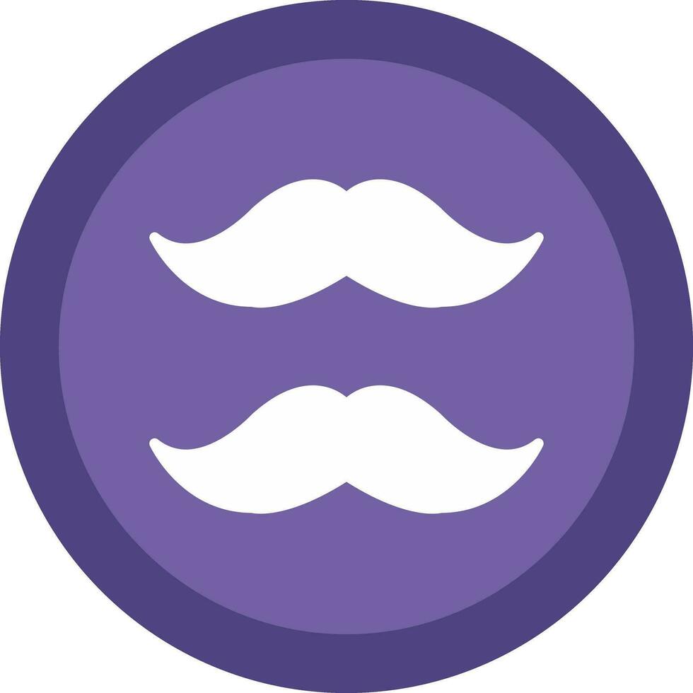 Moustache Vector Icon Design