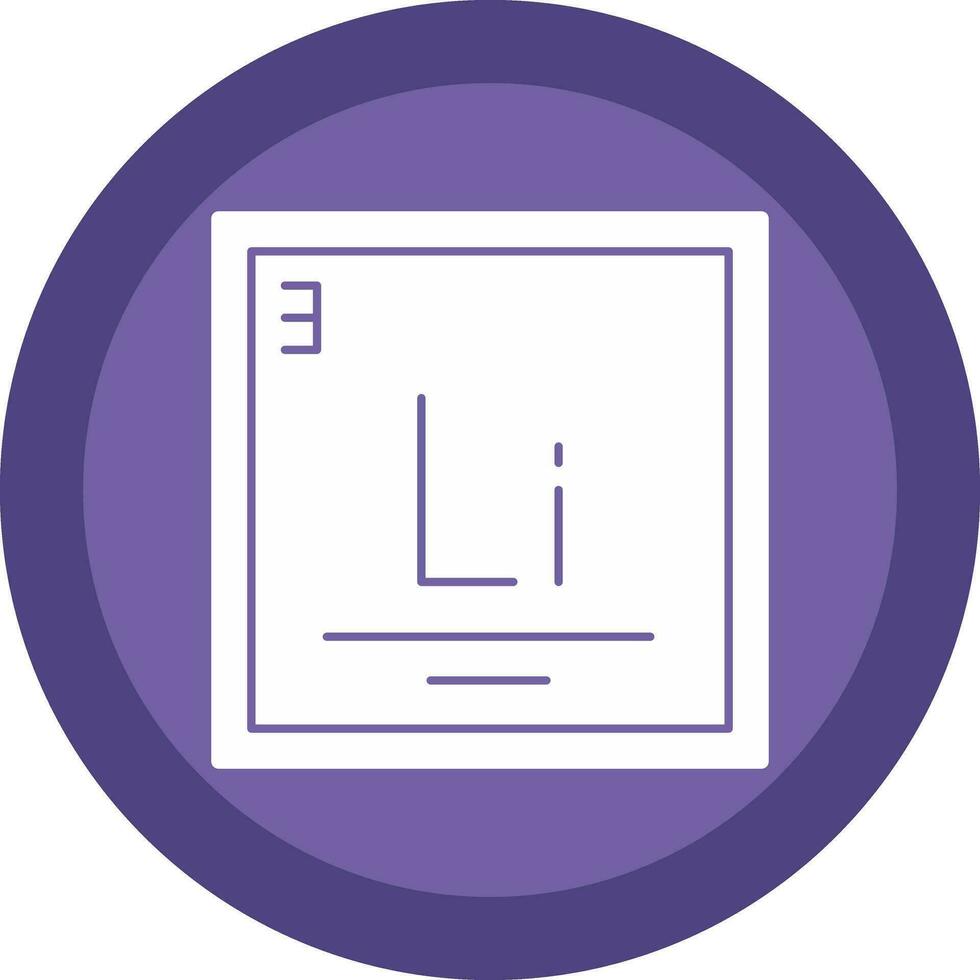 Lithium Vector Icon Design