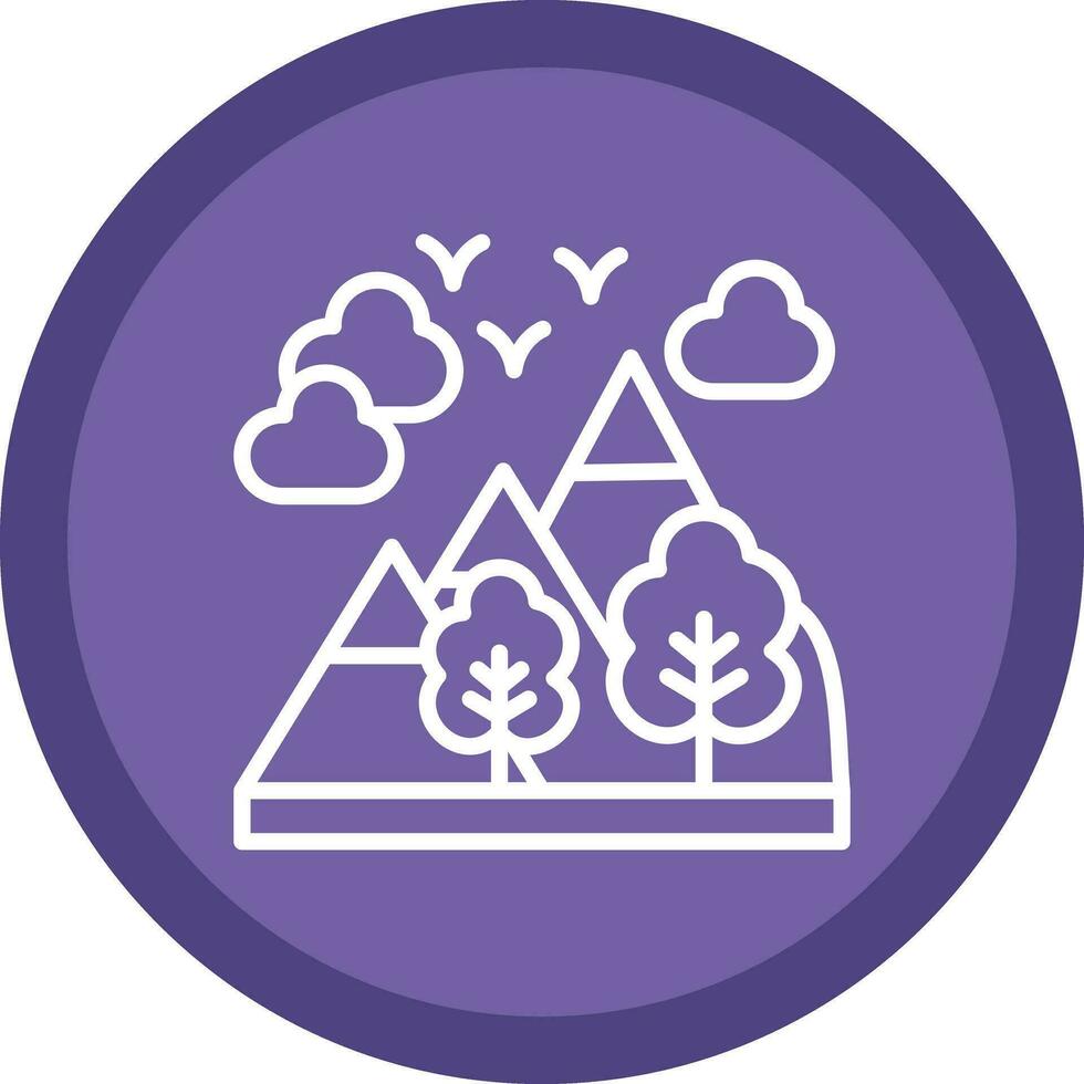 Alps Vector Icon Design